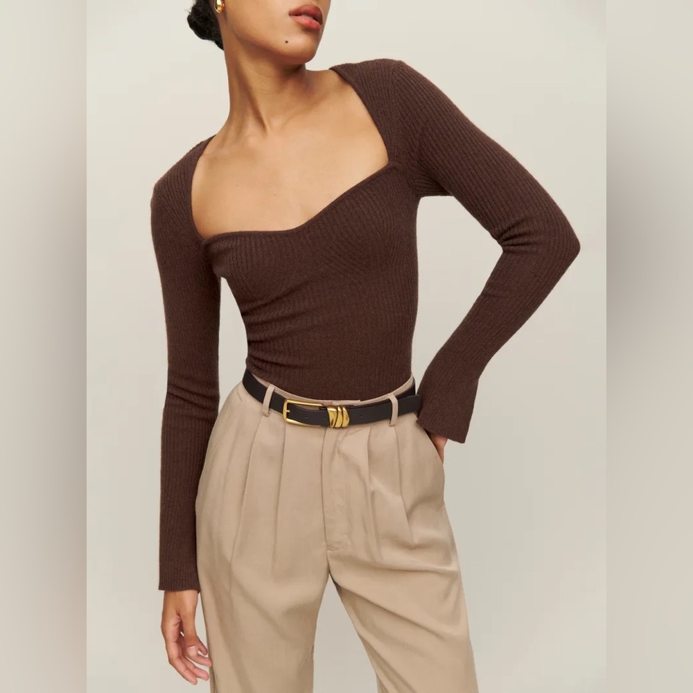Reformation Glenna Cashmere Sweater